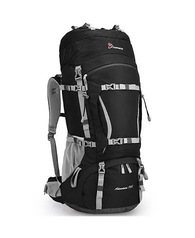 Mountaintop 70 Liter Internal Frame Backpack Camping Backpacking Hiking Backpack for Men Women with Rain Cover