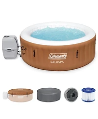 Coleman Ponderosa AirJet Round Inflatable Hot Tub w/ EnergySense Cover