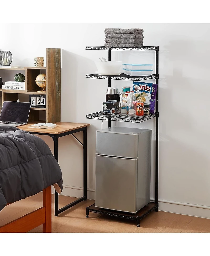 DormCo Floating Shelf Mini Fridge Stand
