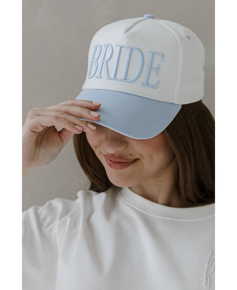 Untamed Petals Women's Bride Embroidered Hat