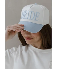 Untamed Petals Women's Bride Embroidered Hat