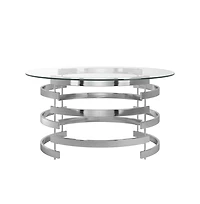 iNSPIRE Q Metal Chop Coffee Table