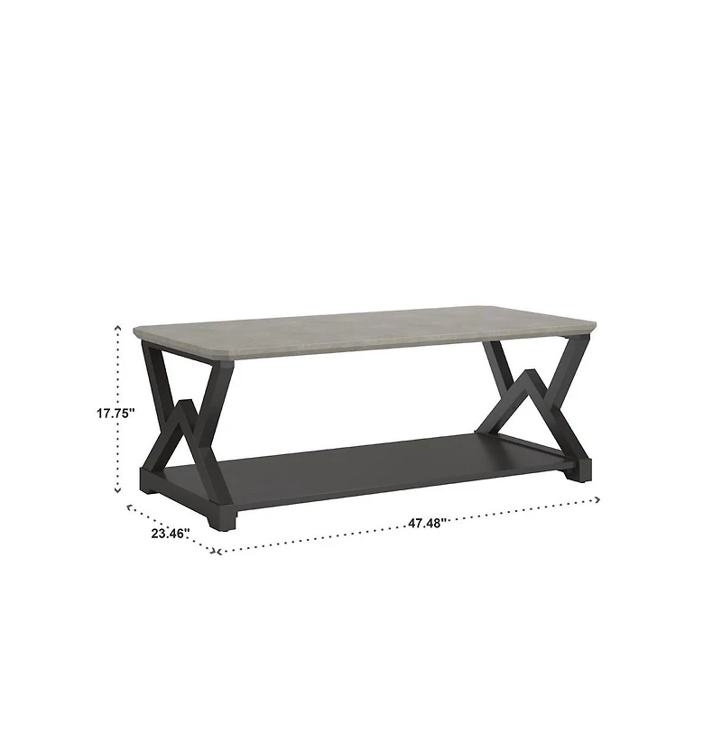 iNSPIRE Q Cement Top Coffee Table