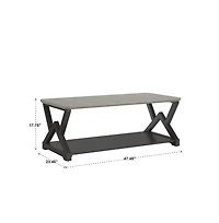 iNSPIRE Q Cement Top Coffee Table