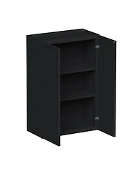 Boyel Living Standard Wall Cabinet 2 Door 2 Shelves, Ready to Assemble Kitchen Cabinet with Solid Wood Frame, Soft-Close Slides and Hinge