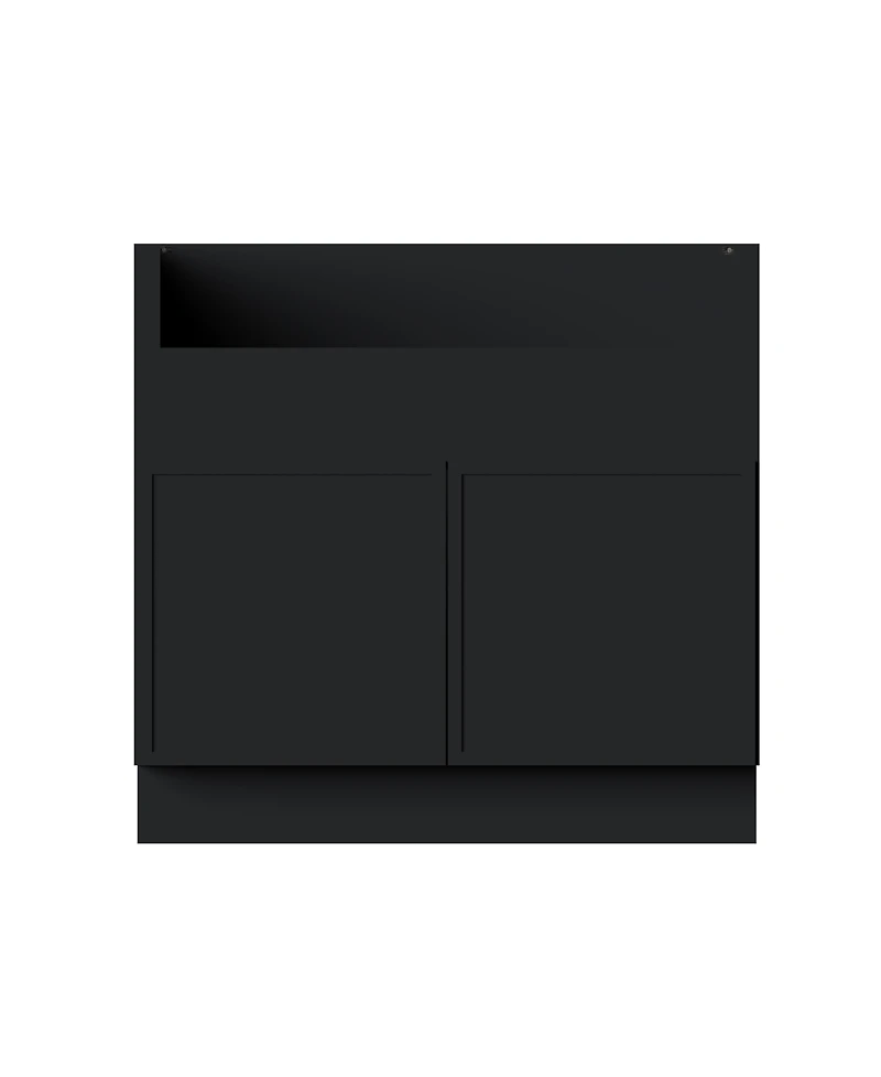 Boyel Living 36 Inch Farmhouse Sink Base Cabinets, Ready to Assemble Kitchen Cabinets with Solid Wood Frame, Soft-Close Slides and Hinges