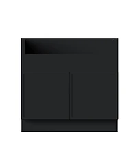 Boyel Living 36 Inch Farmhouse Sink Base Cabinets, Ready to Assemble Kitchen Cabinets with Solid Wood Frame, Soft-Close Slides and Hinges
