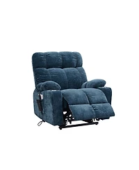Clihome Dual Motor Power Lift Recliner Chair for Elderly Infinite Position Lay Flat 180degree(s) Recliner with Heat Massage