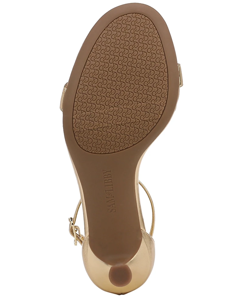 Sam and Libby Women's Jasmina Ankle Strap Dress Sandals