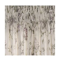Ellis Curtain Abigail Room Darkening Blackout Tailored Window Valance 80" x 15" Lilac