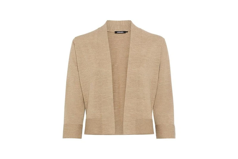 Olsen Women's Openfront Cropped Cardigan