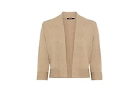 Olsen Women's Openfront Cropped Cardigan