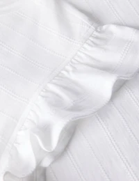 Whistles Women's Frill Sleeve Broderie Top