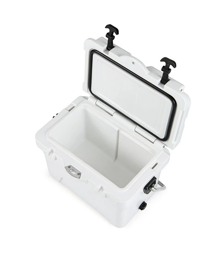 Gouun 20 Quart Portable Hard Cooler with Built In Fish Ruler and Bottle Opener