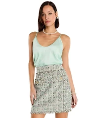 The Noli Shop Women's Lisette Tweed Skirt