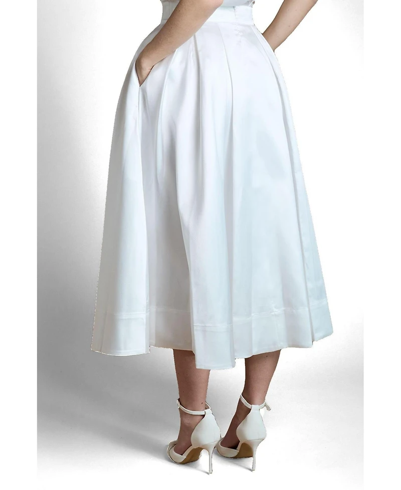 Coast Women's Bridal Pleated Midi Skirt
