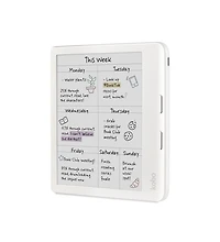 Kobo Libra eReader with Clear Case and Ac Bundle