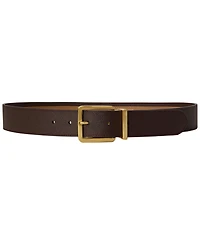 Lauren Ralph Two-Tone Reversible Crosshatch Leather Belt