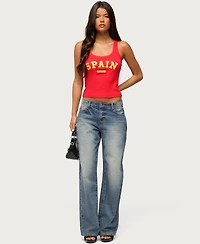 Edikted Women's Spain Ribbed Tank Top