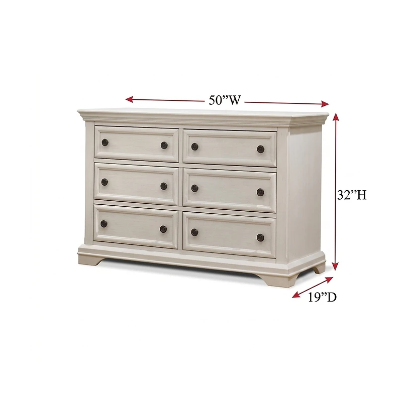 Sorelle Portofino Double Dresser
