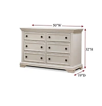 Sorelle Portofino Double Dresser