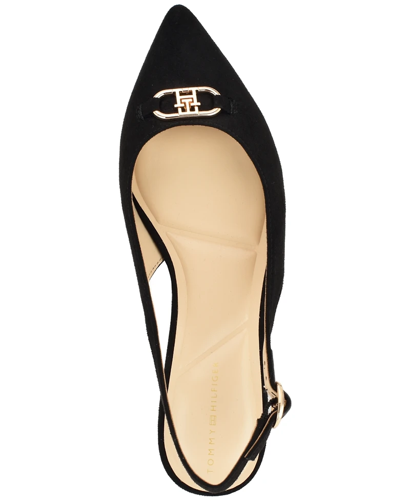 Tommy Hilfiger Women's Vesly Pointed Toe Slingback Dress Flats
