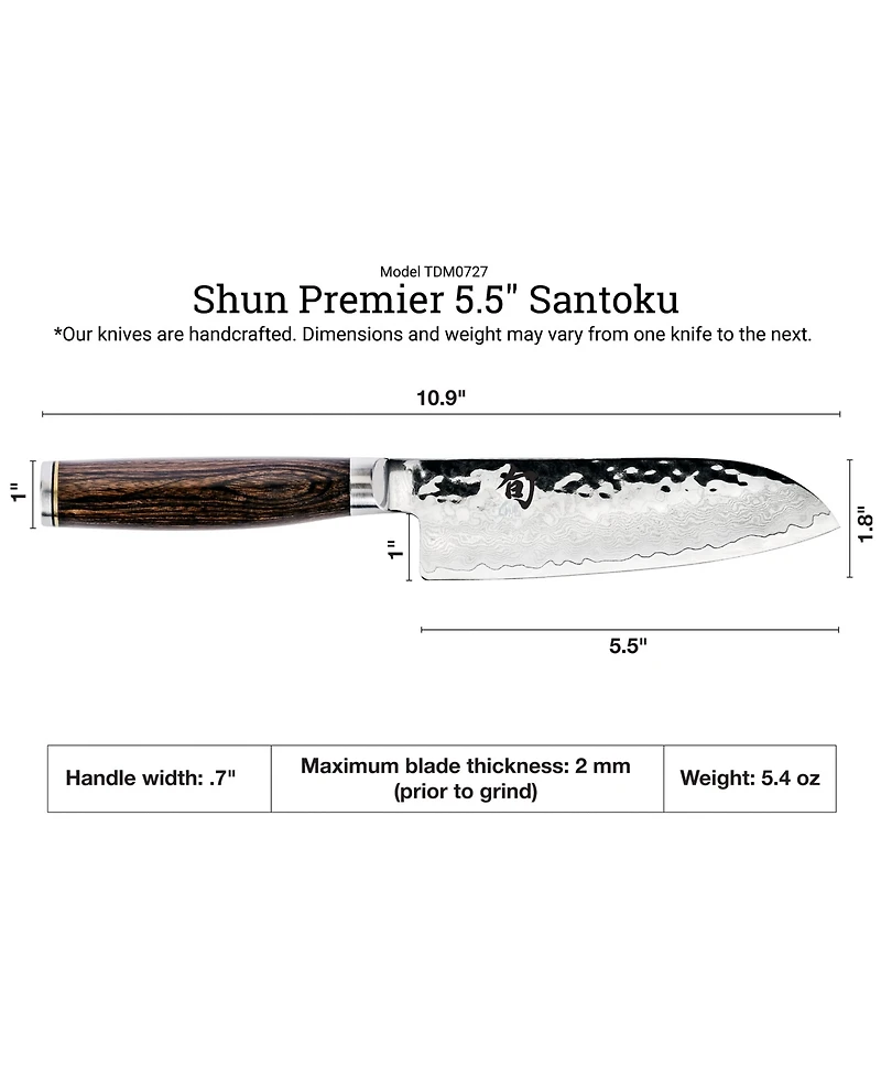 Shun Premier 5.5" Santoku Knife