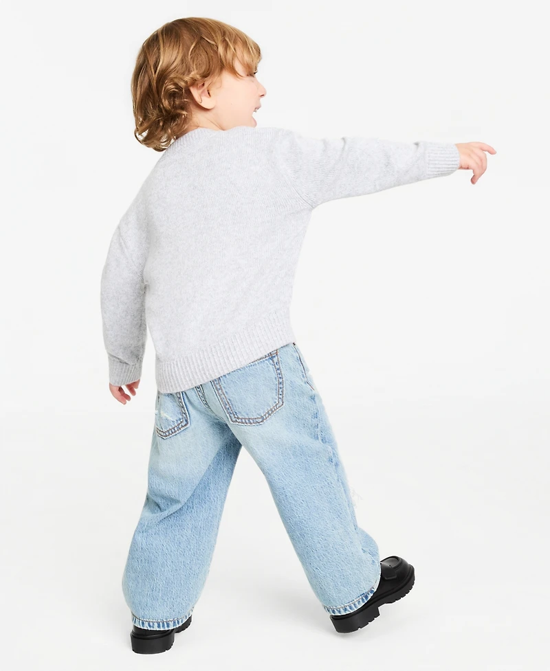 abercrombie kids Toddler Boys' 2T-5T Moose Graphic Sweater