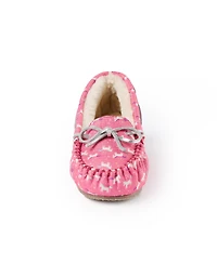 Minnetonka Kids' Unicorn Moccasin Slippers