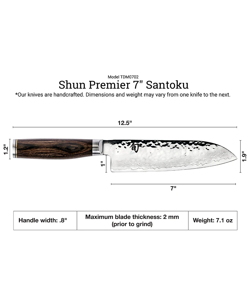 Shun Premier 7" Santoku