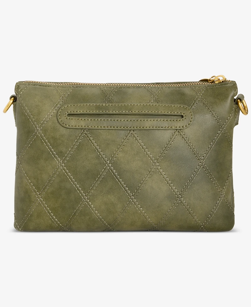 Style & Co Diamond Quilted Double Compartment Crossbody Bag, Macy's Exclusive