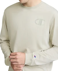 Champion Men's Large "C" Graphic Logo Long-Sleeve T-Shirt