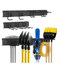 Xdovet Wall Mount Garden Tool Organizer Rack 7 Hooks