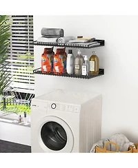 Xdovet Wall Mounted Storage Shelves Closet Laundry Room Organizer