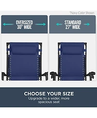 Aofar Zero Gravity Recliner Lounge Chair with Shade Tray