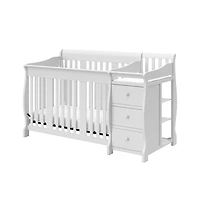 Storkcraft Portofino 4-in-1 Convertible Crib and Changer - White