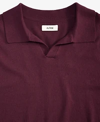 Alfani Men's Cotton-Blend Johnny-Collar Polo Sweater, Macy's Exclusive