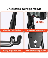 Xdovet Heavy Duty Steel Wall Mount Hangers for Ladder Bike Tools
