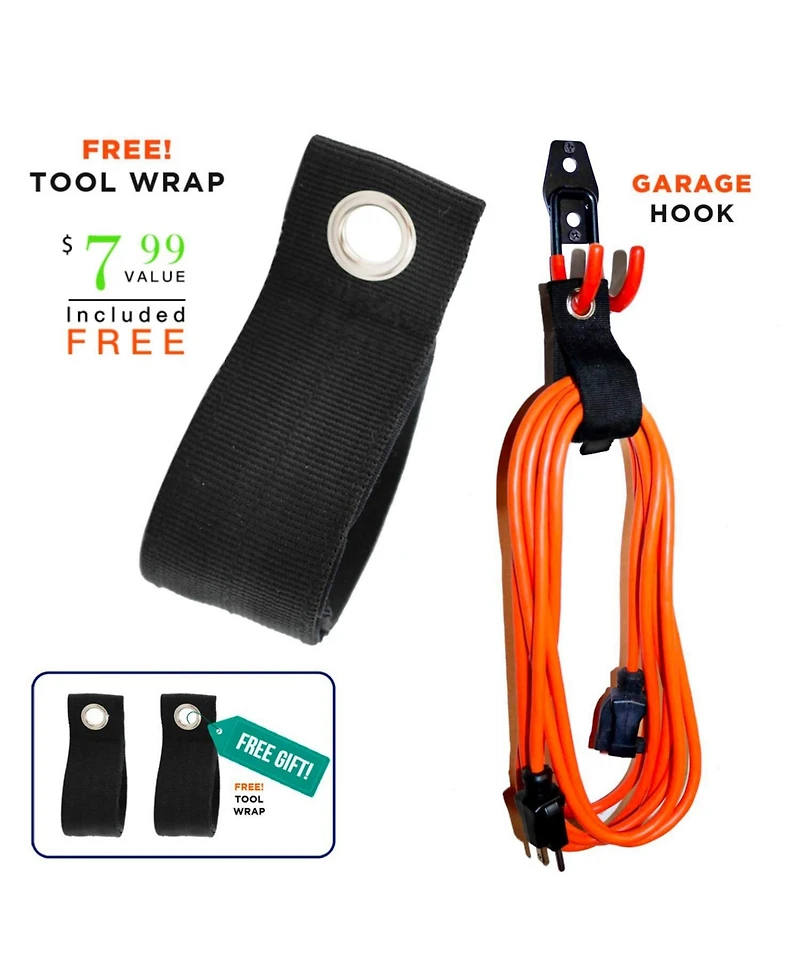 Xdovet Wall Storhanger Extension Cord Straps Tool Holder Mount Rack