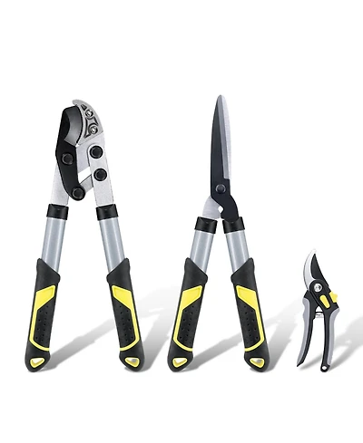 Xdovet Loppers Hedge Shears Garden Set Anvil Branch Clippers Pruning Tools