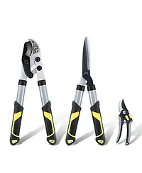 Xdovet Loppers Hedge Shears Garden Set Anvil Branch Clippers Pruning Tools