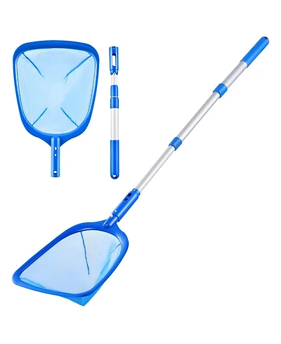 Xdovet Pool Skimmer Net Telescopic Pole Fine Mesh