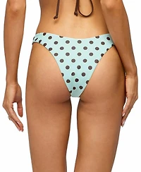 Edikted Women's Melanie Polka Dot String Bikini Bottom