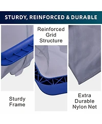 Xdovet Hot Tub Skimmer Net Handheld Aluminum Pole Deep Mesh Small Durable