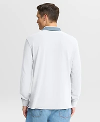 Fanatics Men's White Milano Cortina 2026 Winter Olympics Tipped Long Sleeve Polo Shirt