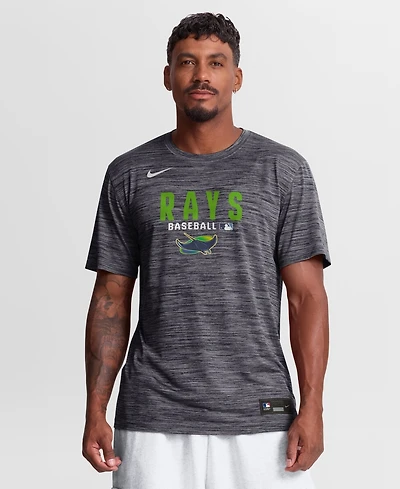 Nike Men's Black Tampa Bay Rays Authentic Collection Velocity Dri-fit T-Shirt
