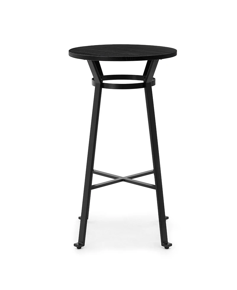 Glitzhome 41.25" Steel Round Bar Table