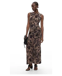 Desigual Women's Flocked Long Dress