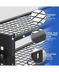 Xdovet Power Tool Organizer Wall Mount Steel Rack Drill Holder