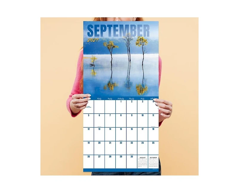 Tf Publishing Paper Goods 2027 Landscapes Wall Calendar